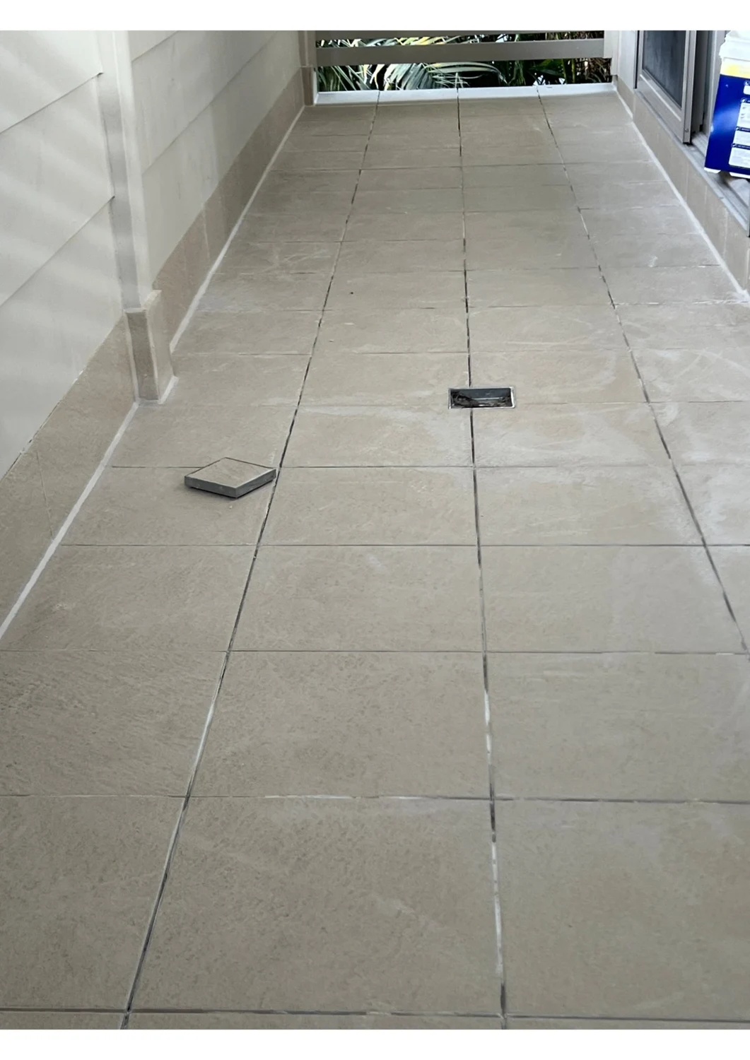 Before balcony restoration